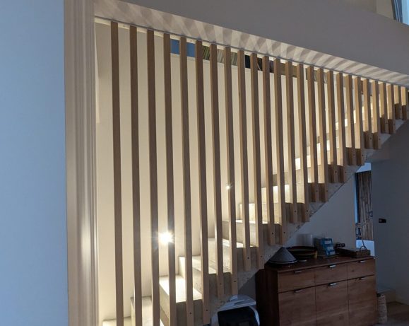 Photo garde corps escalier chataigner saint jean de védas